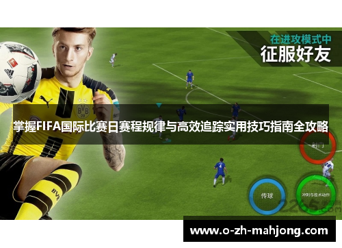 掌握FIFA国际比赛日赛程规律与高效追踪实用技巧指南全攻略